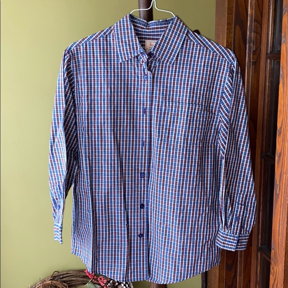 Kikomo men’s casual shirt with pockets Sz small